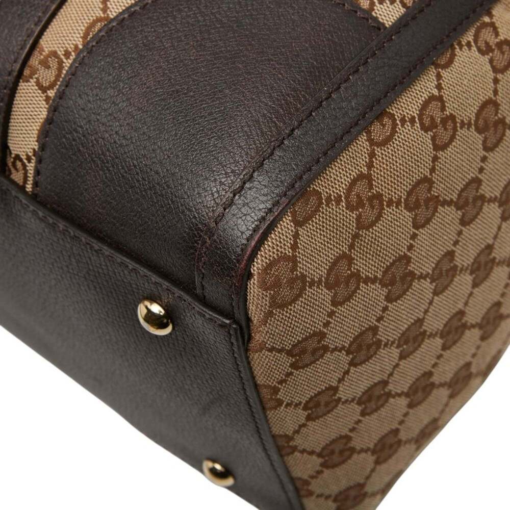 GUCCI Authentic Brown Leather Shoulder Bag - Picture 7 of 12